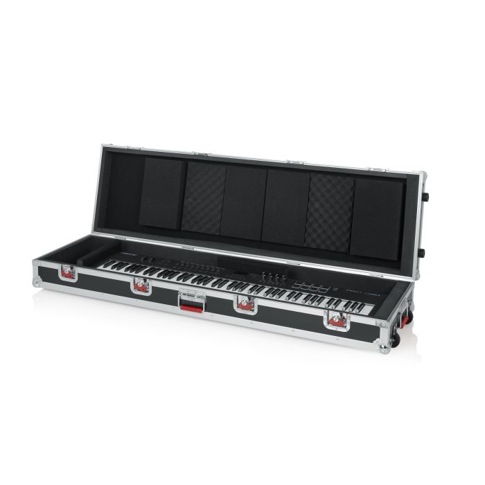 Gator G-TOUR-88V2SL Slim 88 Note Road Case W/ Wheels