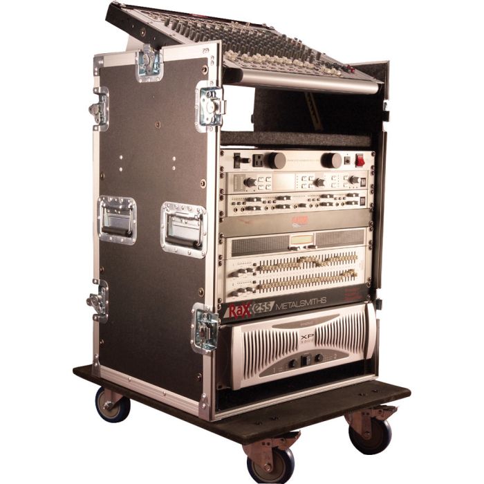 Gator G-TOUR 10X14 PU 10U Top, 14U Side Road Rack Case