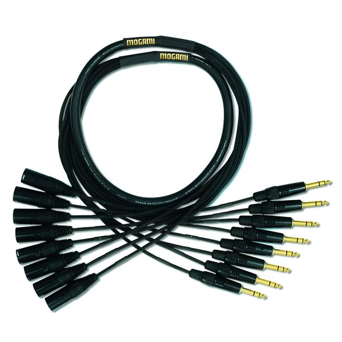 Mogami 8 CHANNEL SNAKE, TRS TO XLRM 5 ft (GOLD 8 TRSXLRM-05)