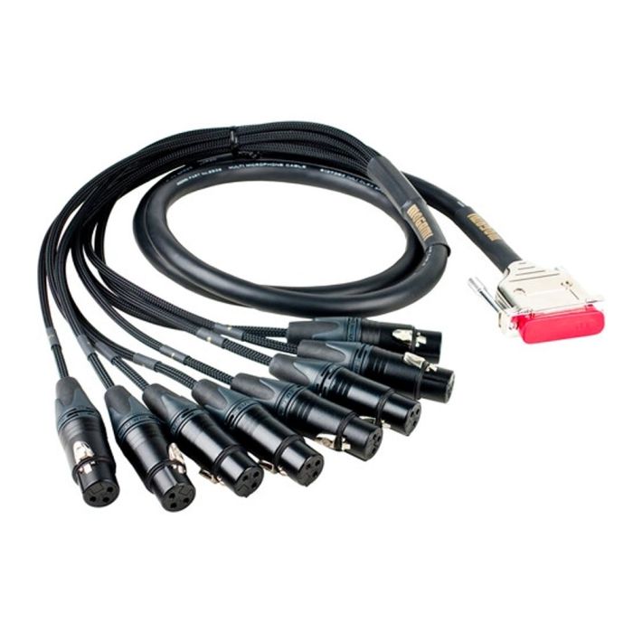 Mogami DB25 to XLRF 8 Channel 25 ft (GOLD-DB25-XLRF-25)