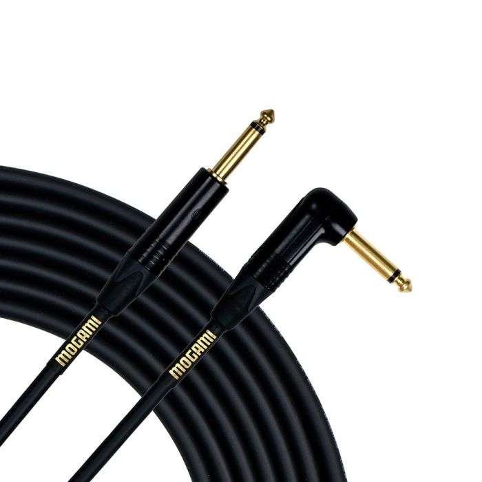 Mogami Instrument R/A-Straight 10 ft (GOLD INSTRUMENT-10R)