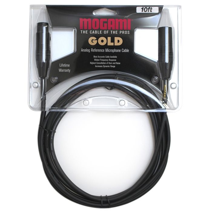 Mogami XLRM to XLRF Quad Core10 ft (GOLD STUDIO-10)