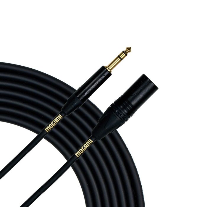 Mogami TRS to XLRM Quad Core 6 ft (GOLD TRS-XLRM-06)
