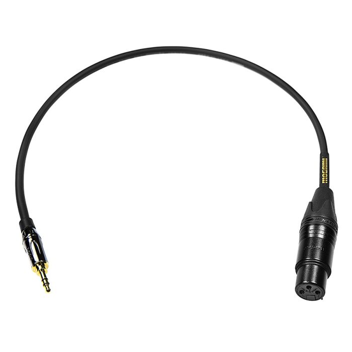 Mogami XLR female to 3.5 TRS Pin to Pin 18 inches (GOLD-XLRF-MINI-018)