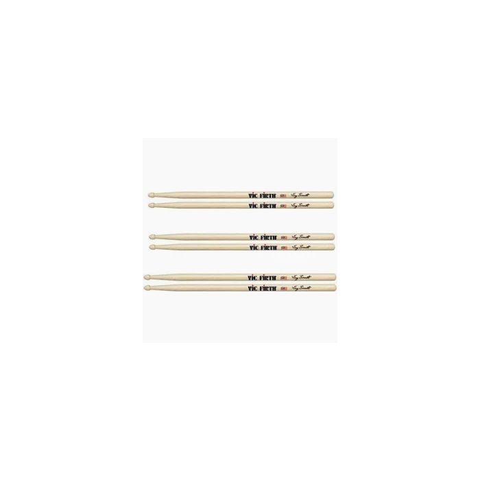 Vic Firth SGB Gregg Bissonette Signature Drum Sticks 3 Pairs UPC 750795000517
