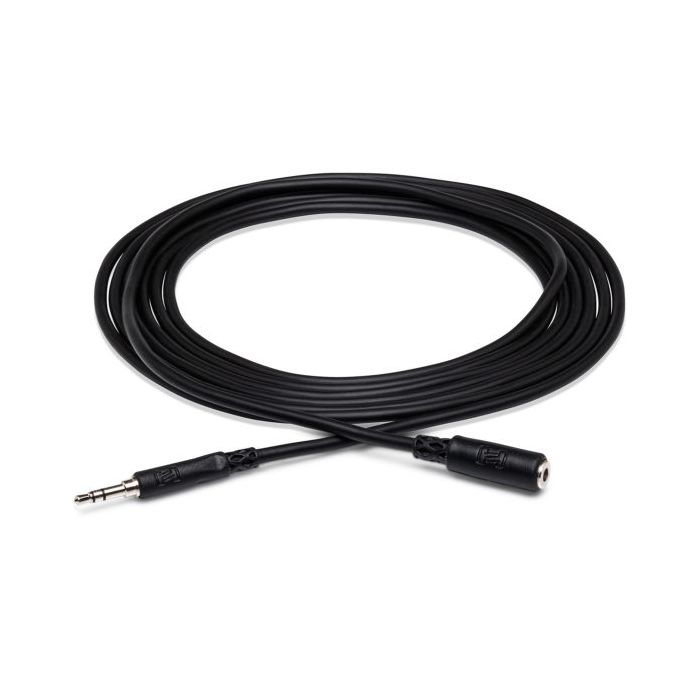 Hosa MHE-110 10' Headphone Ext Cable Mini Male 3.5mm TRS to Same