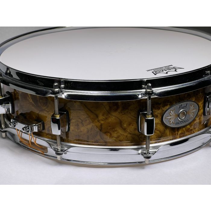 Pearl Piccolo Brown Honey 14x 4 Used Snare With Soft Padded Bag