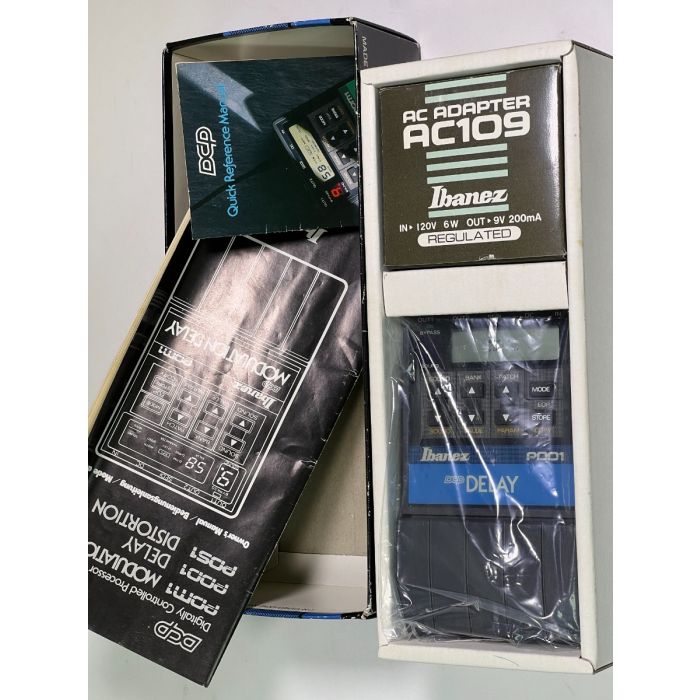 Ibanez DCP PDD1 1980's dark grey Delay Guitar Pedal USED ( Ramon Stagnaro) 