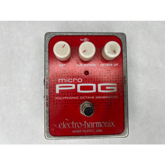 Electro-Harmonix Micro Pog Polyphonic Octave Generator Used Guitar Pedal ( Ramon Stagnaro) 