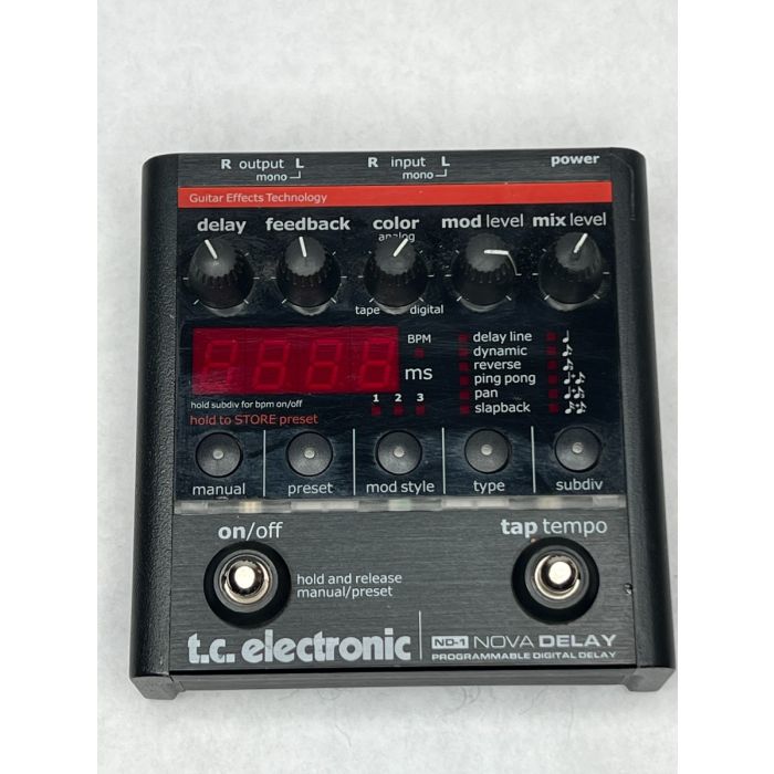 TC Electronic ND-1 Nova Delay Used Guitar Pedal  (Ramon Stagnaro) 