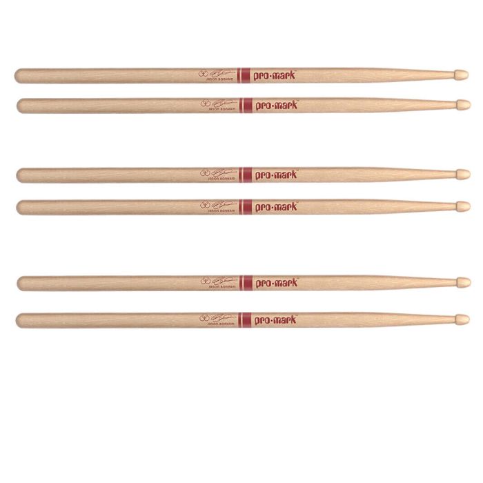 Promark SD531W Jason Bonham 531 Drum Sticks 3 PAIRS