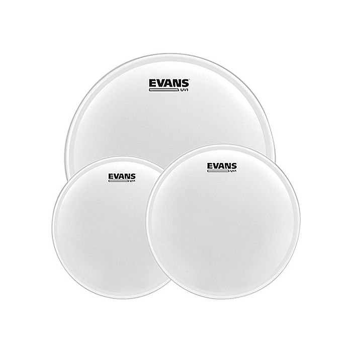 Evans UV1 Coated Drum Head Tom Pack-Standard (12", 13", 16") ETP-UV1-S