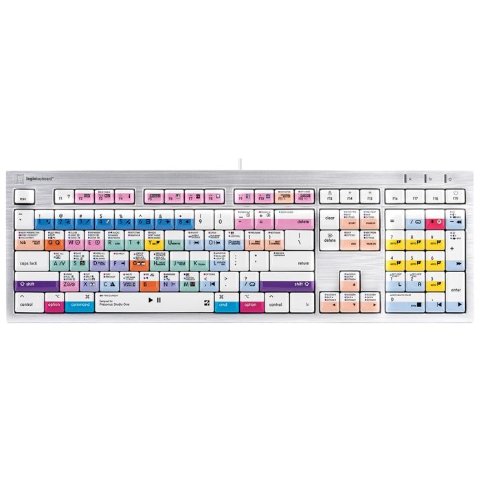Logickeyboard Studio One - Mac ALBA Shortcuts Keyboard - US English