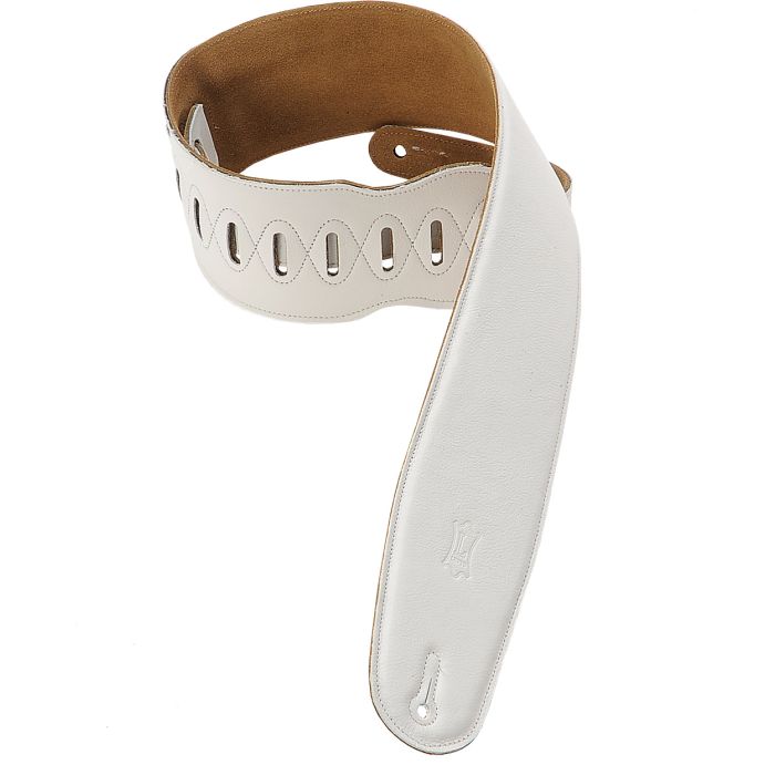 Levy's Bass Guitar Straps M4GF-WHT