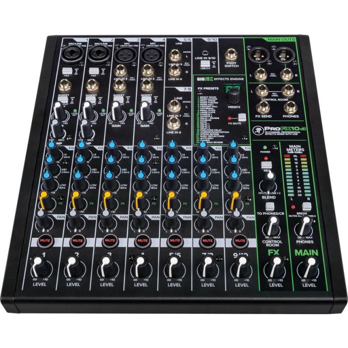 Mackie ProFx10v3 Analog Audio Mixer w/Effects USB