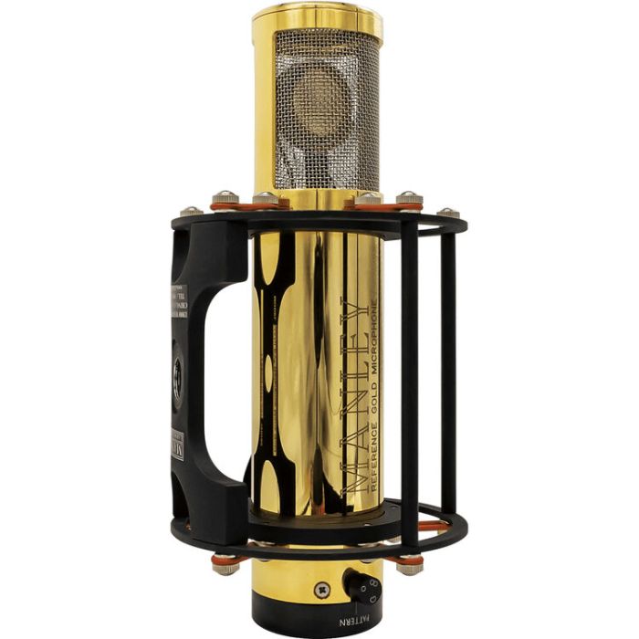 Manley Gold Reference Large-diaphragm Multi-pattern Tube Condenser Microphone