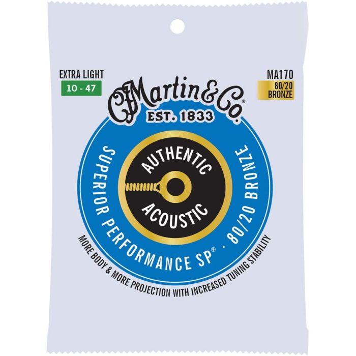 Martin MA170 80/20 Bronze Extra Light Strings