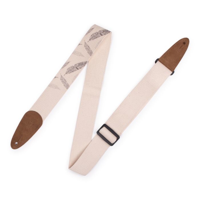 Levy's MC8U-007 Cotton Guitar Strap With Decorative Print & Suede Ends