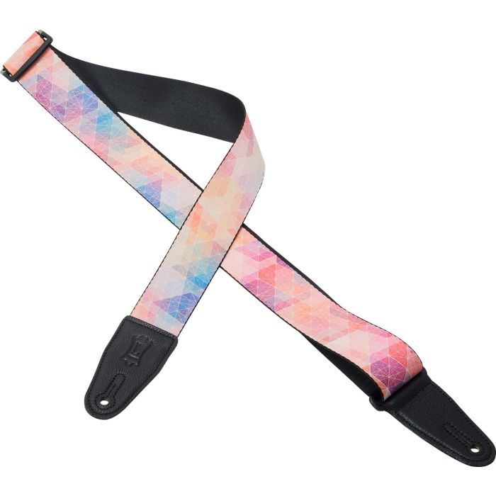 Levy's MDL8-012 Kaleidoscope PInk & Blue Guitar Strap 