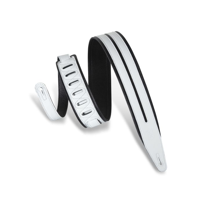 Levy's MG317DRS-BLK_WHT Black & White Guitar Strap