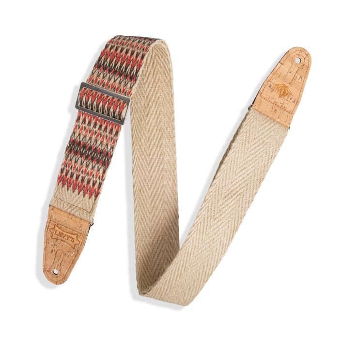 Levy's Guitar Straps MH8P-006 hemp 'vegan' Guitar Strap