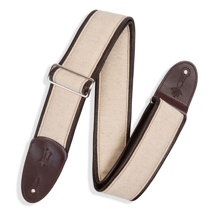 Levy's Guitar Straps MHG7-DBR Supple Padding Wrapped in Garment Leather. Veg-Tan
