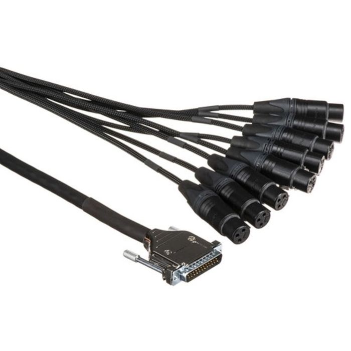 Mogami DB25 to XLRF 8 Channel 75 ft **SPECIAL Purchase - NO CANCEL / NO RETURNS** (GOLD-DB25-XLRF-75)