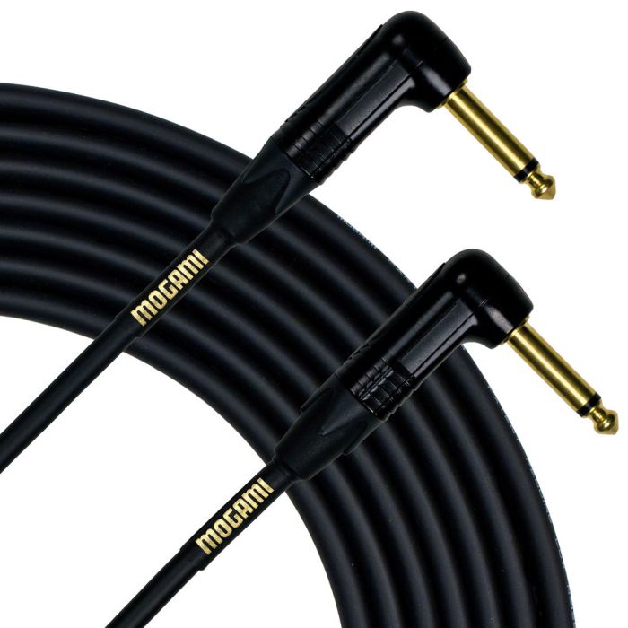 Mogami Gold Instrument 10RR Right Angle Cable 10 Feet