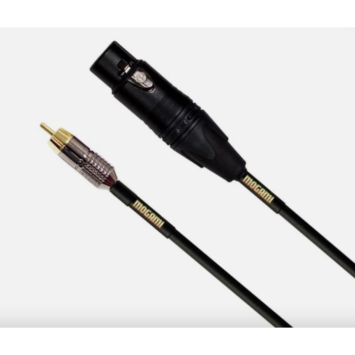 Mogami XLRF to RCA 3 ft (GOLD XLRF-RCA-03)