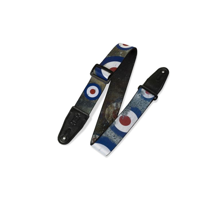 Levy's Guitar Straps MPD2-005 Red, White & Blue Target 