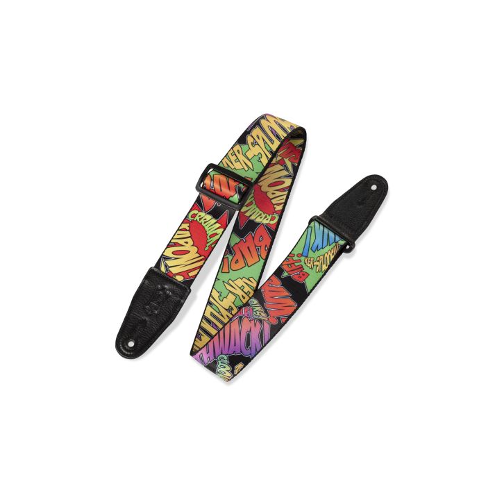 Levy's MPD2-036 Comic Book Images Guitar Straps