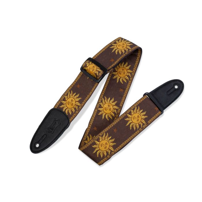 Levy's Guitar Straps MPJG-SUN-BRN Brown Sun