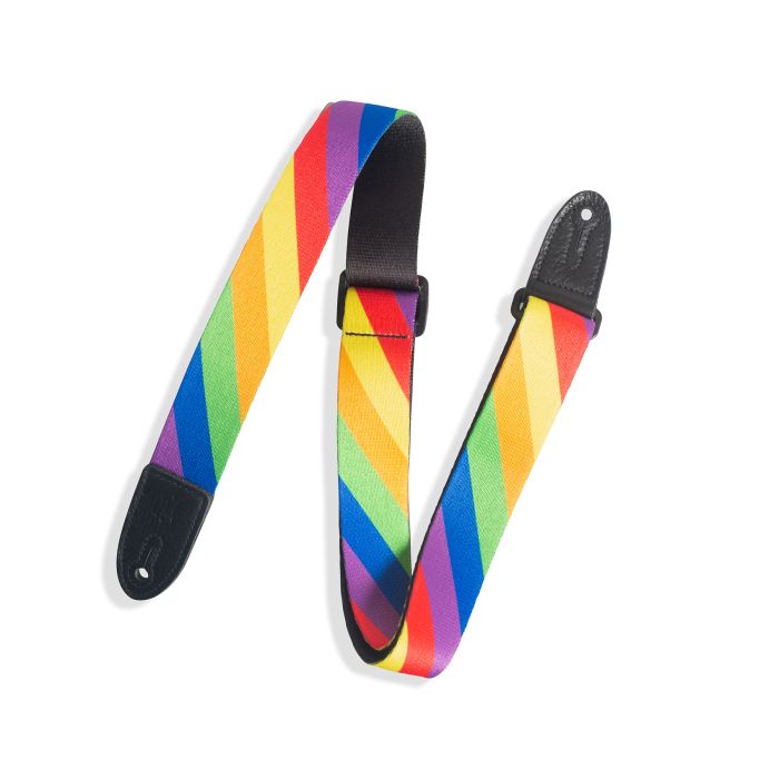Levy's Guitar Straps MPJR-007 Kids Guitar Strap Color Rainbow