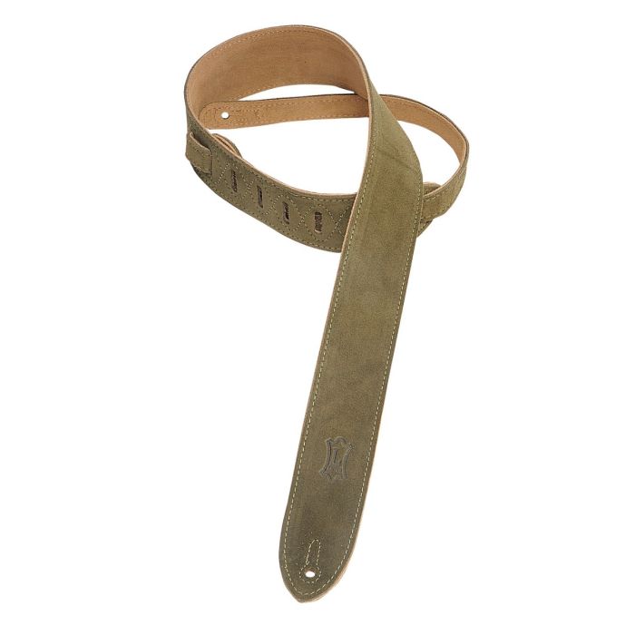 Levy's MS12-GRN Suede Guitar Strap Color Green