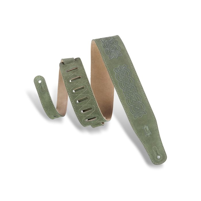 Levy's Guitar Straps MS26CK-GRN Suede Celtic Green