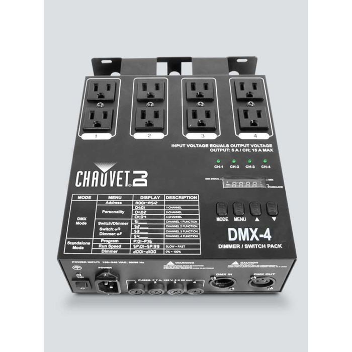 CHAUVETDJ DMX-4 Dimmer Relay 