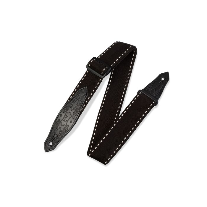 Levy's Guitar Straps MSSC80-BLK Black Guitar Strap