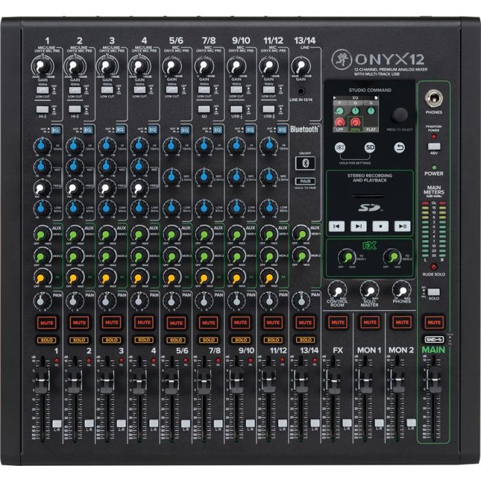 Mackie Onyx 12 12 Channel Analog USB Mixer