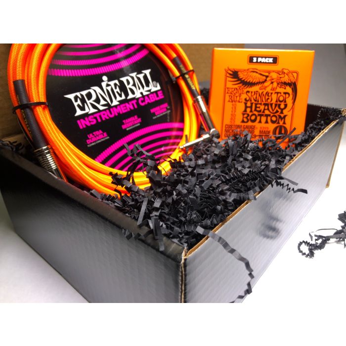 Ernie Ball P03215 Skinny Top Heavy Bottom & Cable Gift Bundle 