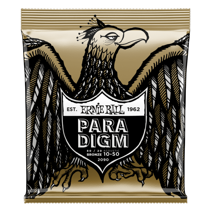 Ernie Ball P02090 PARADIGM EXTRA LIGHT 80/20 BRONZE ACOUSTIC GUITAR STRINGS