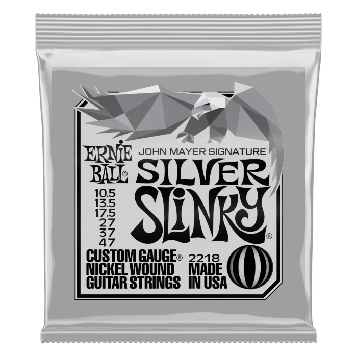 Ernie Ball John Mayer Silver Slinky Signature Strings Complete Set