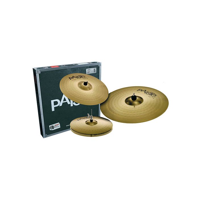 Paiste 101 Brass Cymbal Set Includes 14" Hats,16" & 20" Cymbals
