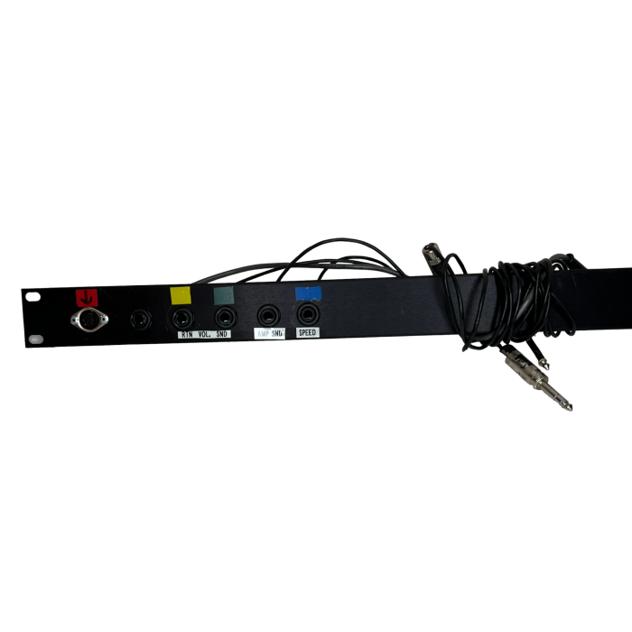 Front Rack Panel MIDI & Audio 1 Rack Space USED ( Ramon Stagnaro)