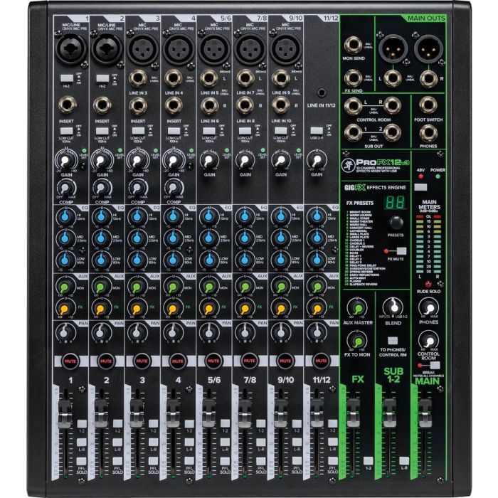 Mackie ProFX12v3 12 Channel Audio Mixer with USB & Effects