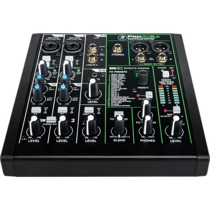 Mackie ProFX6 V3 6 Channel Audio Mixer With USB & Effects