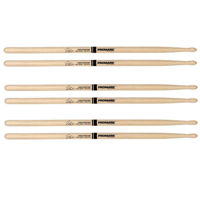 ProMark Neil Peart Signature Drum Sticks (3Pairs) UPC 616022103096