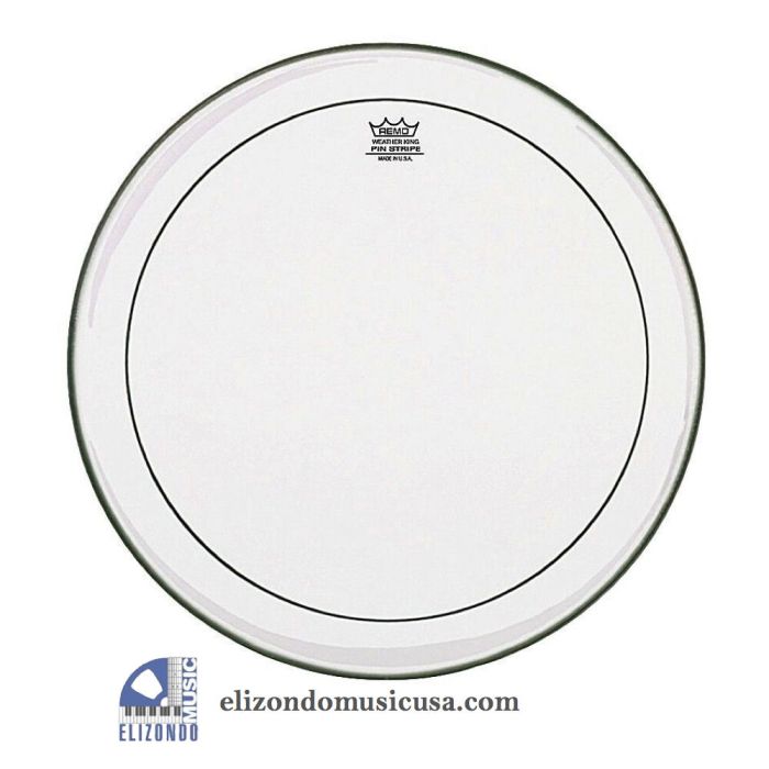 REMO PS-1322-00 Pinstripe Clear 22" Bass Drum Head