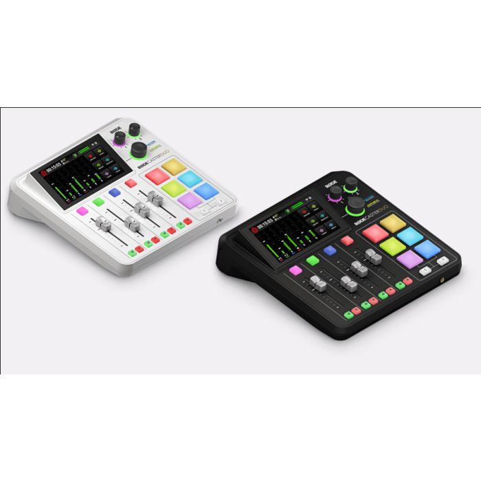 Rode Rodecaster Duo Audio Production Studio Available Black & White