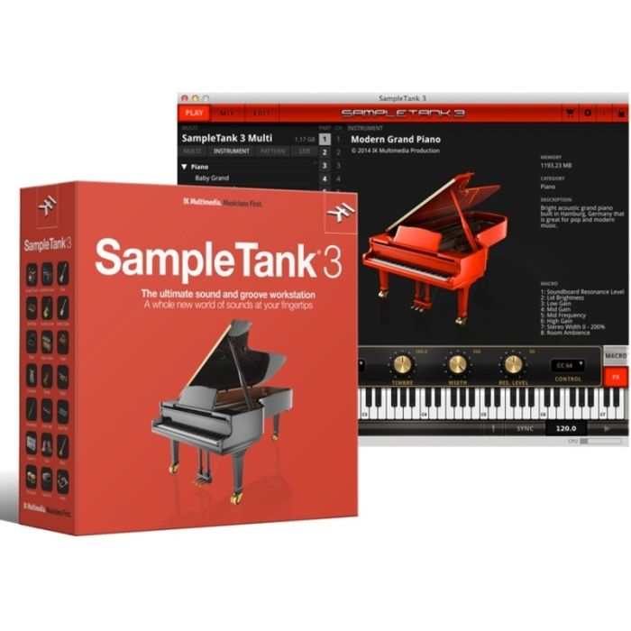 IK Multimedia Sample Tank 3 Crossgrade "Electronic Download, & Have It In Minutes"