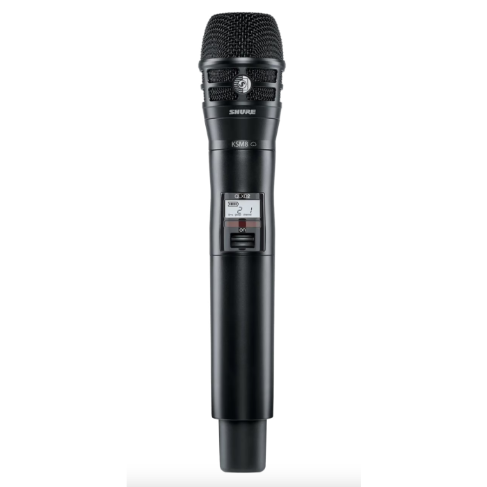SHURE QLXD2/K8 BLACK Handheld Wireless Microphone Transmitter